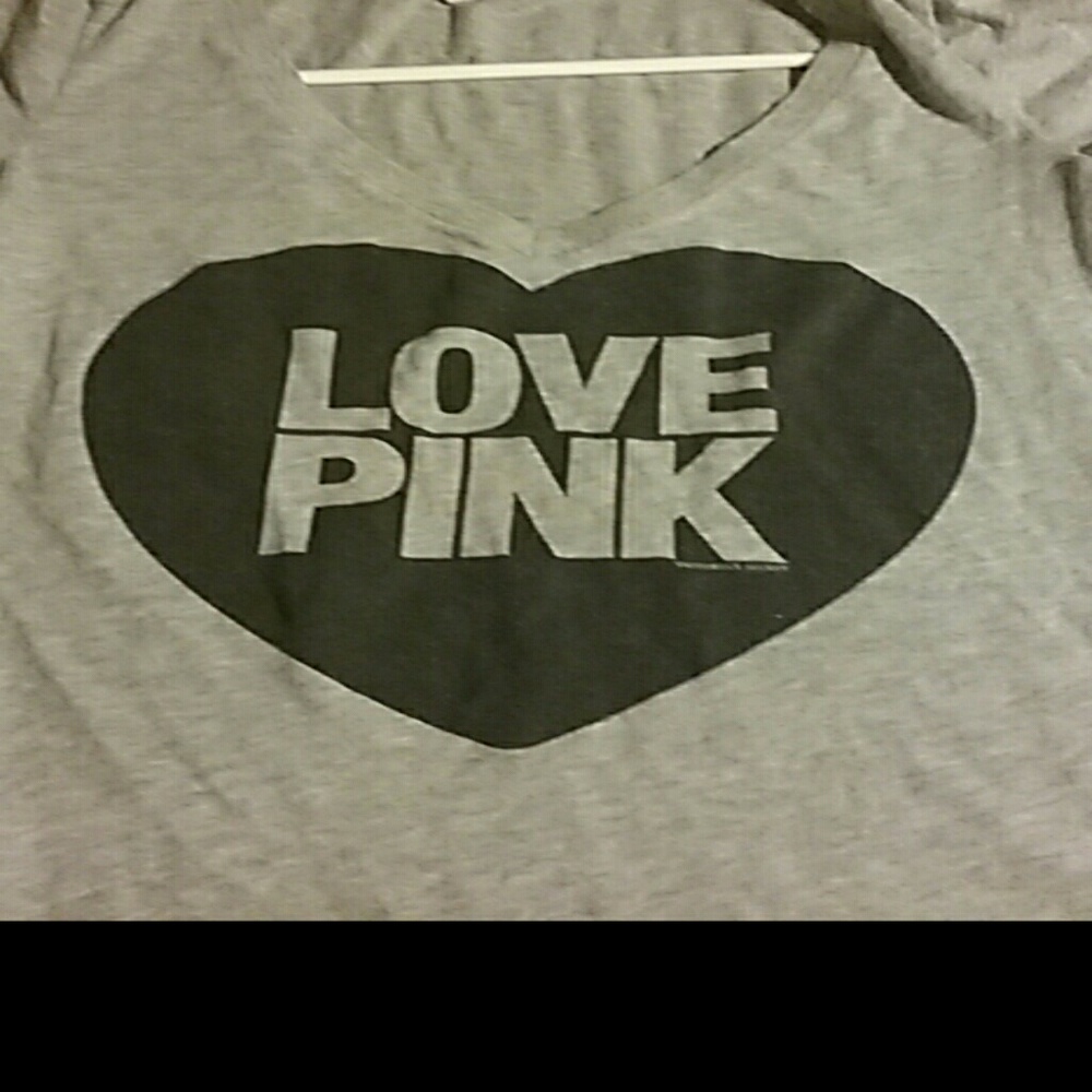 Victoria's Secret Pink brand v-neck tee