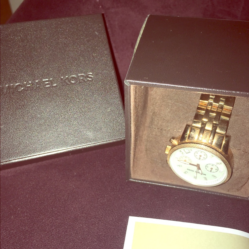 Rose Gold Michael Kors watch