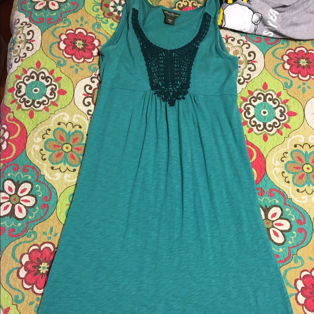 Teal casual dress