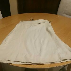 Cream tory Burch skirt