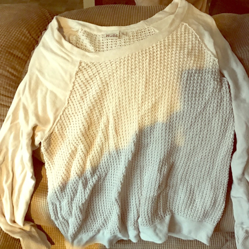 Open work sweater