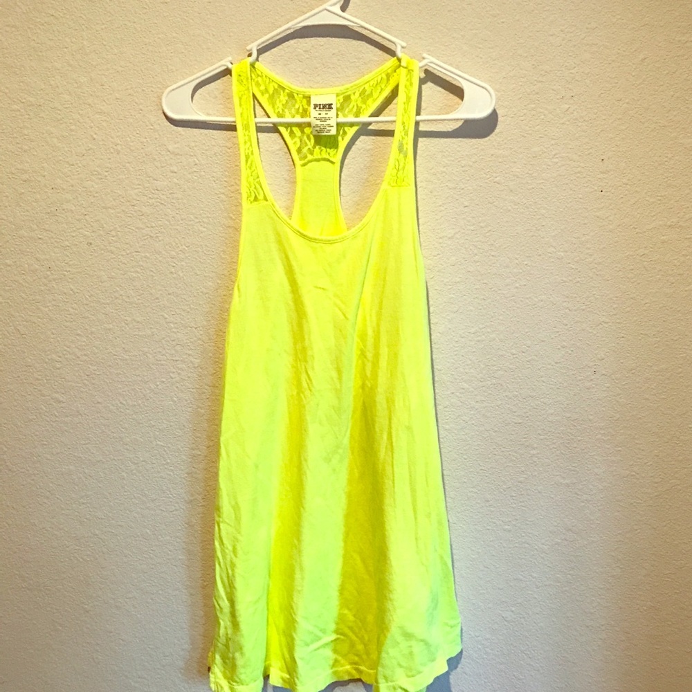 Victoria's Secret pink neon yellow tunic