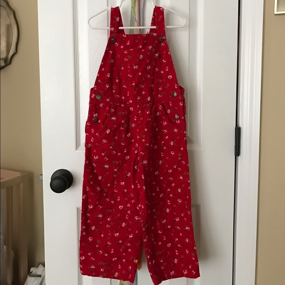 Red Roses Overalls - Picture 2 of 3