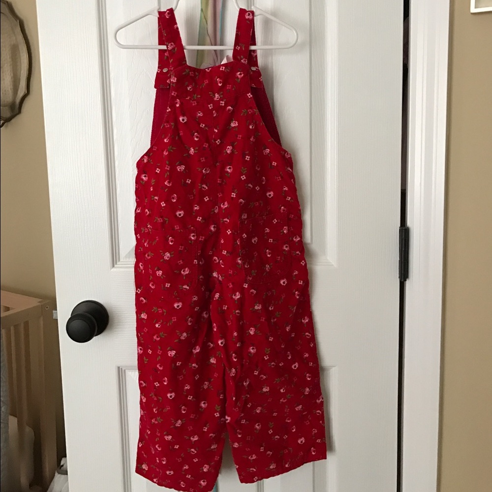 Red Roses Overalls - Picture 3 of 3