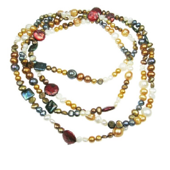 🚫SOLD!🚫 Genuine Pearl Necklace - Picture 2 of 3