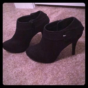 Black ankle boots