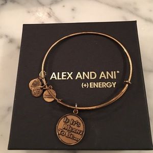 Alex & Ani gold bracelet