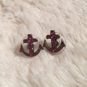 Betsey Johnson Anchor Earrings