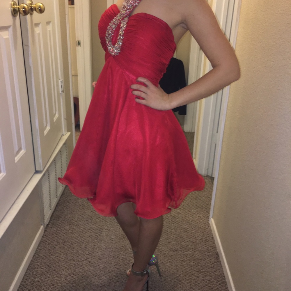 Short Red Prom Dress
