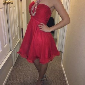 Short Red Prom Dress