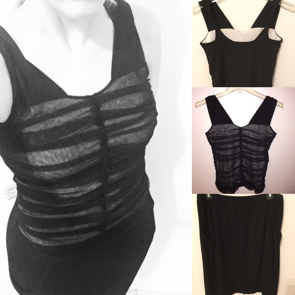 Lida Baday Sleeveless Top and Skirt
