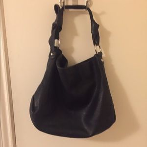 Banana Republic black leather bag