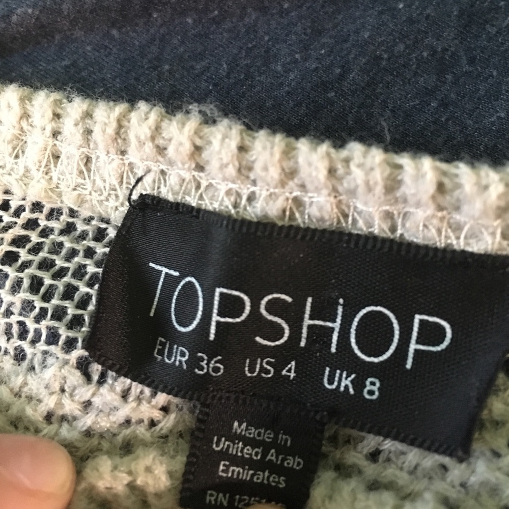 Topshop// Sheer striped sweater - Picture 3 of 3