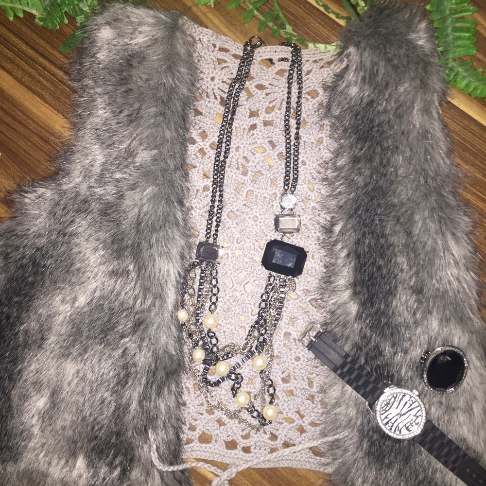💋Faux vest❤️