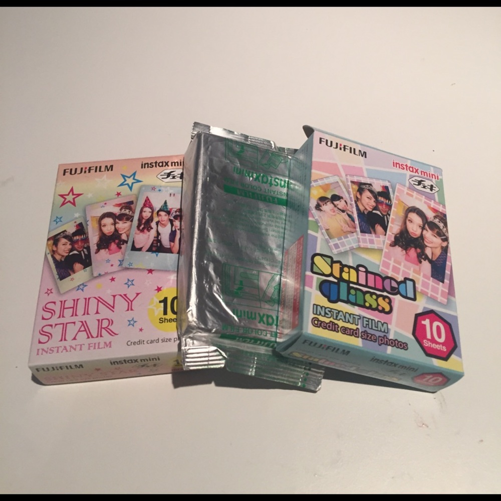 3 packs of film
