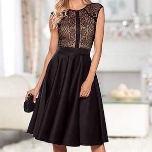 Black evening dress