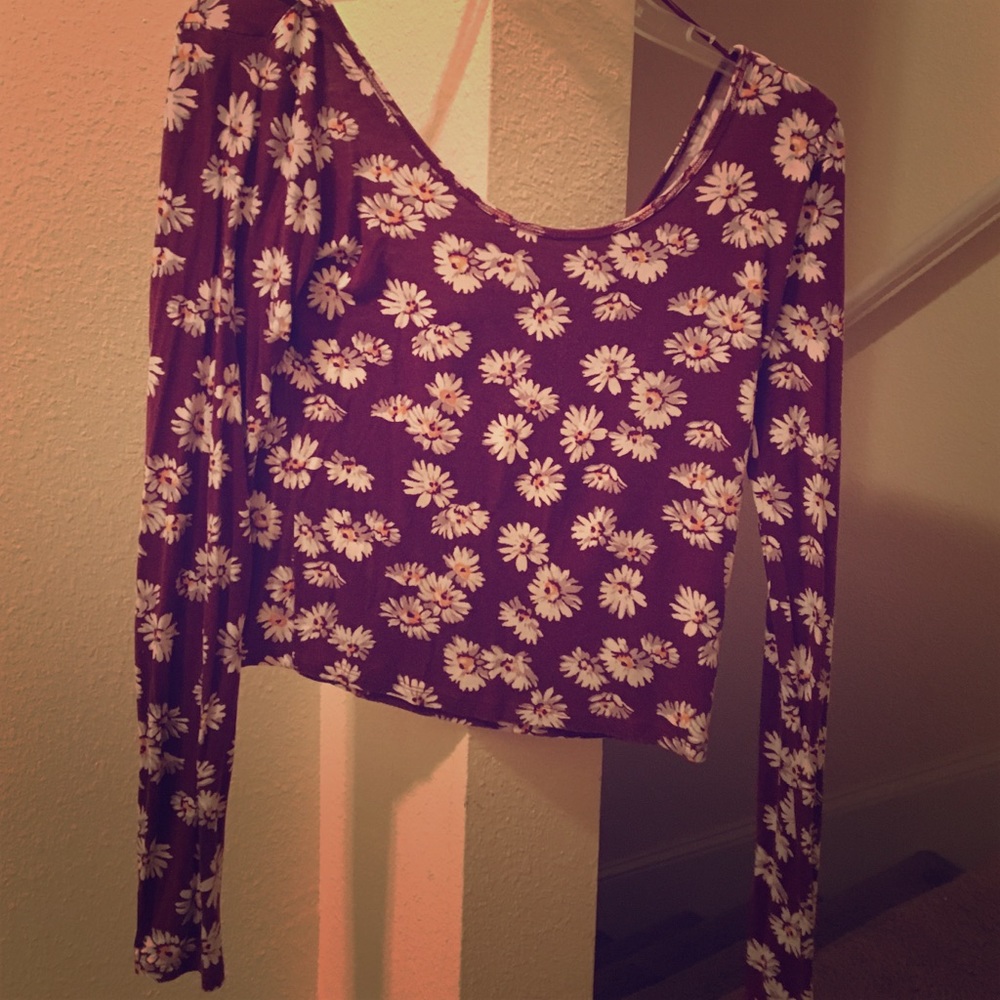 long sleeved crop top🌻