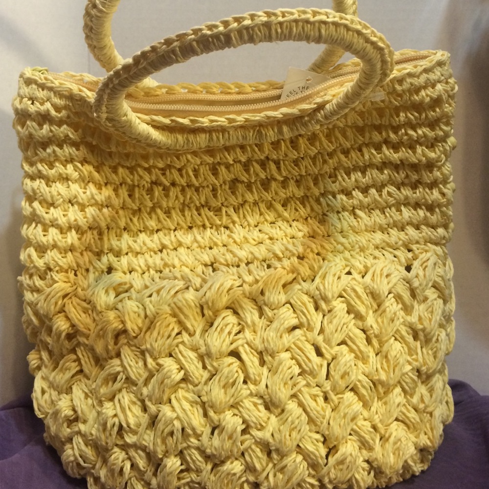 Cappelli Straworld Handbag Yellow