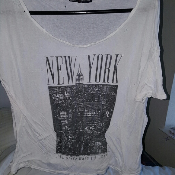 "New York" Brandy Graphic Tee - Picture 3 of 4