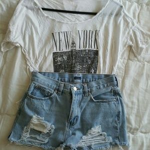 "New York" Brandy Graphic Tee