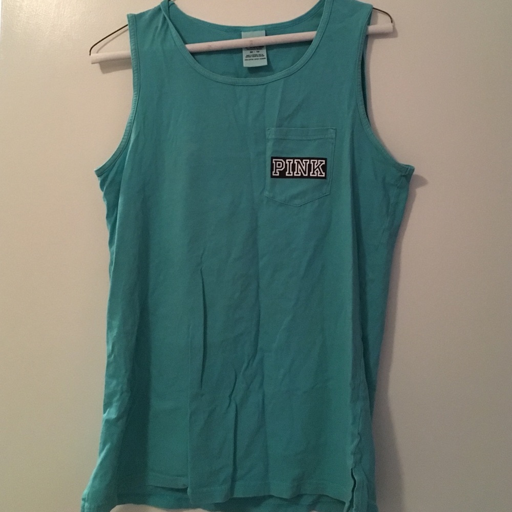 PINK sleeveless t-shirt/tank