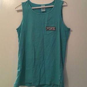 PINK sleeveless t-shirt/tank