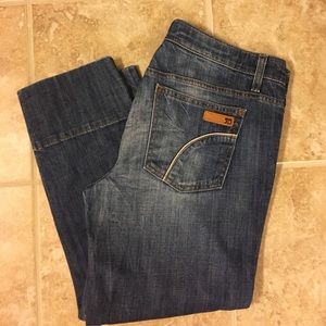 Joe's jeans! Cropped fit, very flattering