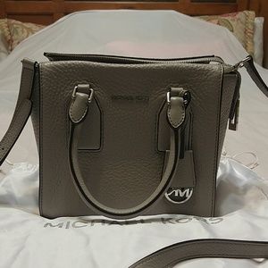 Gray Michael Kors handbag