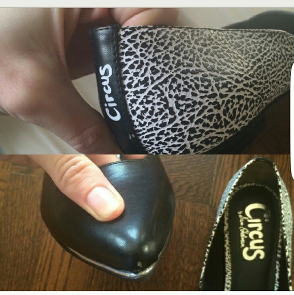 Circus by Sam Edelman Black & White Flats - Picture 3 of 4