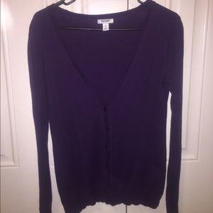 Purple Cardigan