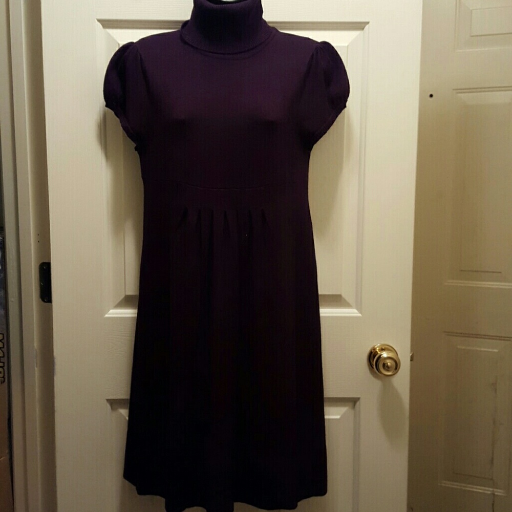 Mockneck Lightweight Sweater Dress