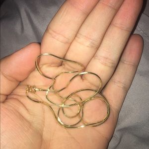 14K gold necklace. 100% real gold