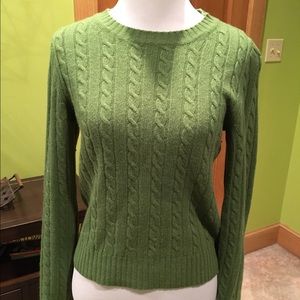 J. Crew cable knit sweater
