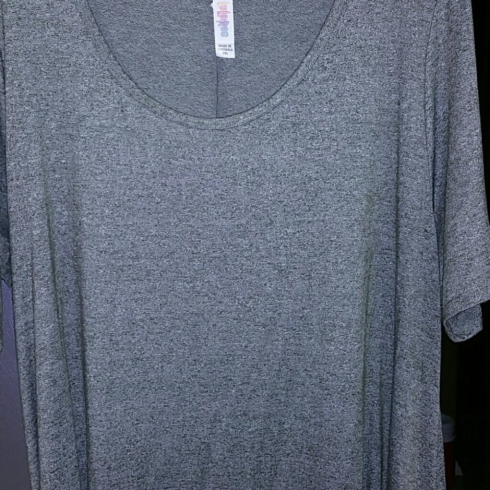 2xl Lularoe perfect tee - heathered green
