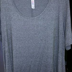 2xl Lularoe perfect tee - heathered green