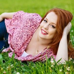 Pink floral cardigan