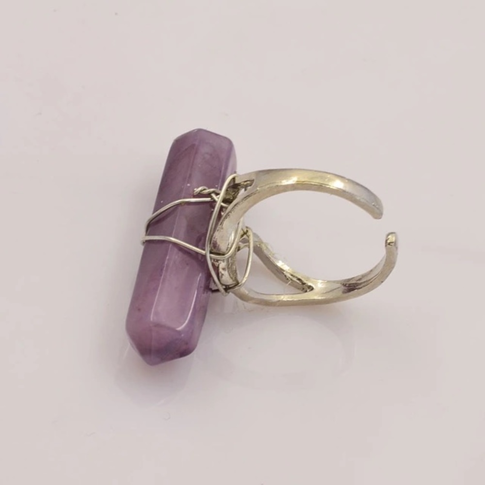 NEW! Vintage Glass Rings - Picture 3 of 4