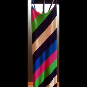 Multi-colored maxi dress