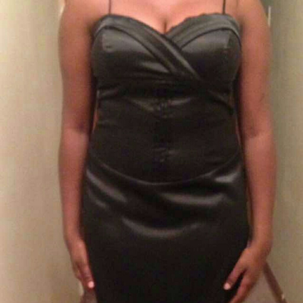 Black cocktail dress