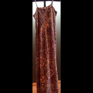 Paisley print maxi dress