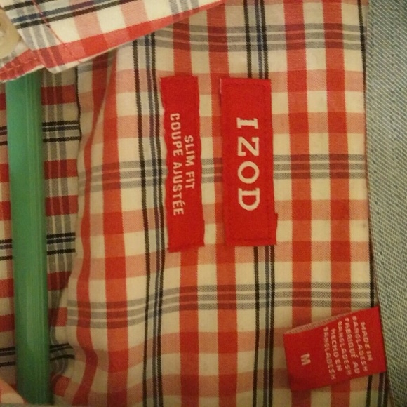 Izod Casual Plaid Button Down Shirt - Picture 3 of 3