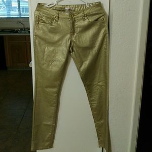 Gold pants
