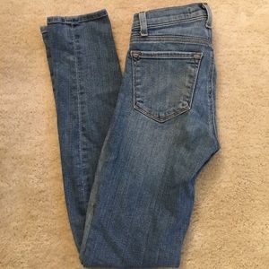 J Brand Mid-Rise Skinny Jeans Coastal Wash