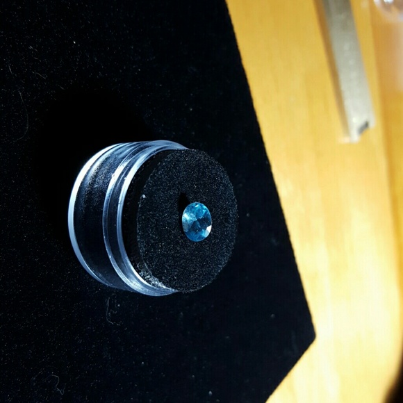 Natural Oval Cut Blue Topaz Stunning!