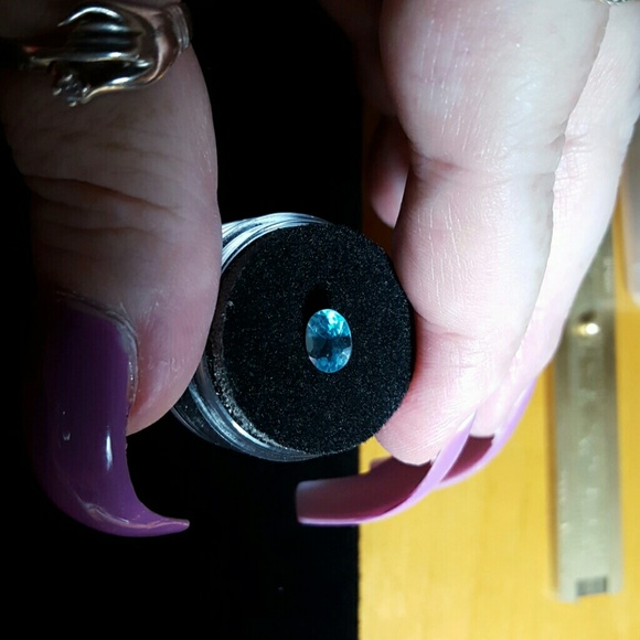Natural Oval Cut Blue Topaz Stunning!