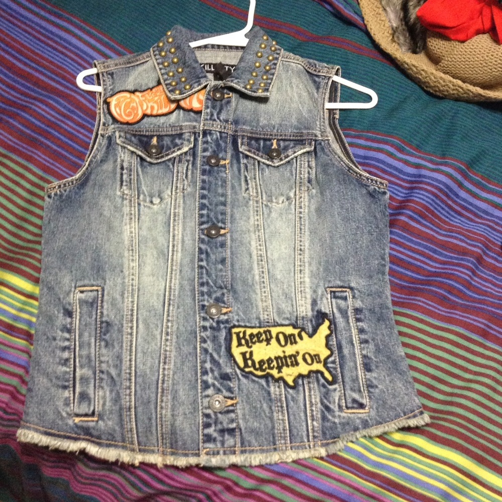 Kill City denim vest