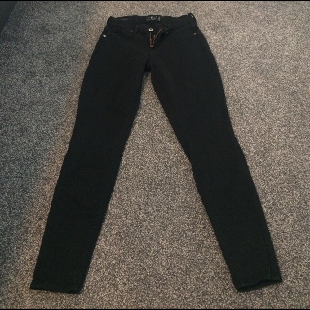 Lucky Brand Black Sofia Skinny Jeans Size 27"x29"