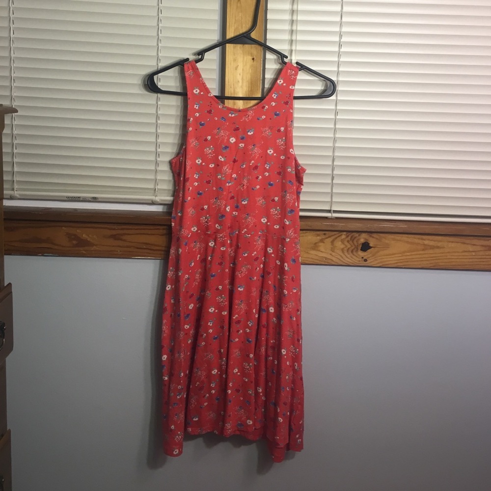 Girls size 14 floral dress old navy!