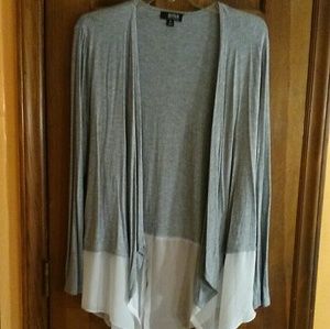 A.n.a Sheer Bottom Cardigan