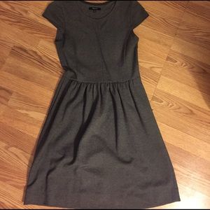 Charcoal gray, Madewell cap sleeve dress